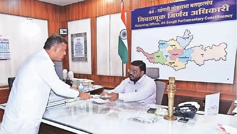 Sangli Lok Sabha: अखेर शक्तिप्रदर्शन करत विशाल पाटील यांचा उमेदवार अर्ज दाखल