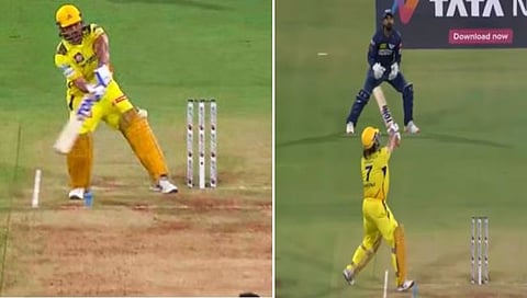 IPL 2024 | हेलिकॉप्टर शॉट झाला जुना; आता धोनीचा विकेटच्या मागे ३६० डिग्री शॉट्स (Video)