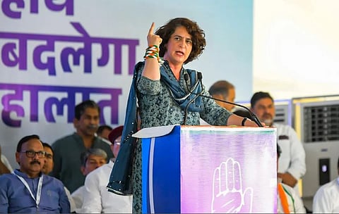 प्रियांका गांधी ( संग्रहित छायाचित्र )