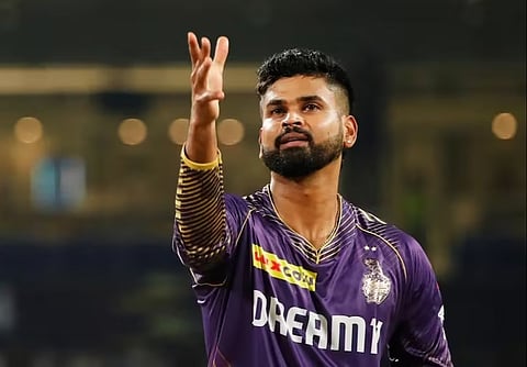IPL 2024 : केकेआरचा कर्णधार श्रेयस अय्यरला 12 लाखांचा दंड