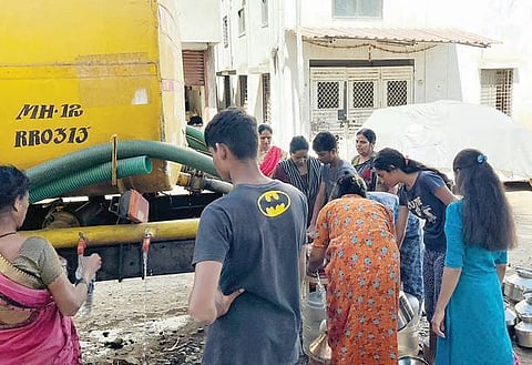 दुष्काळी झळा! धायरी परिसरात हंडाभर पाण्यासाठी वणवण