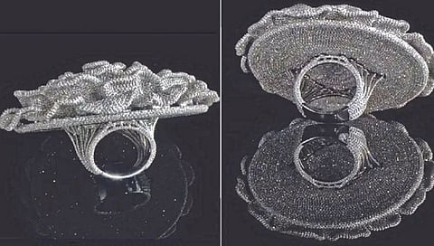 तब्बल 24 हजार हिरे जडवलेली अंगठी!