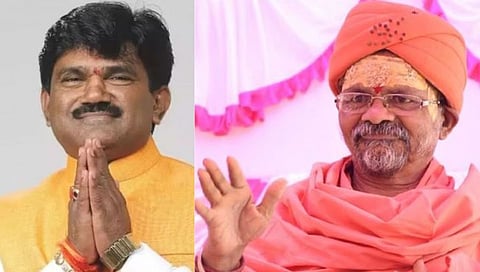 Nashik Lok Sabha | म्हणून गोडसेंच्या हाती दिला नारळ, शांतीगिरी महाराज यांचा सिन्नर भेटीबाबत गौप्यस्फोट