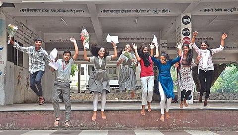 नाशिक विभागीय मंडळाचा निकाल यंदा ९५.२८ टक्के लागला. (छाया : हेमंत घोरपडे)