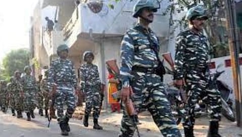 नाशिक : निवडणुकीच्या पार्श्वभूमीवर शहरात सीआरपीएफ दाखल