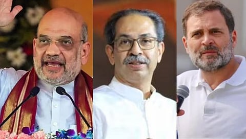 Amit Shah Dhule Sabha |…म्हणून राहुल, उद्धव राम मंदिराच्या कार्यक्रमाला गैरहजर राहिले; अमित शहांचा घणाघात