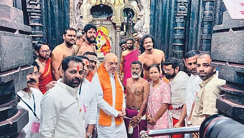 केंद्रीय गृहमंत्री अमित शहा यांनी घेतला कोल्हापूर, हातकणंगलेचा आढावा