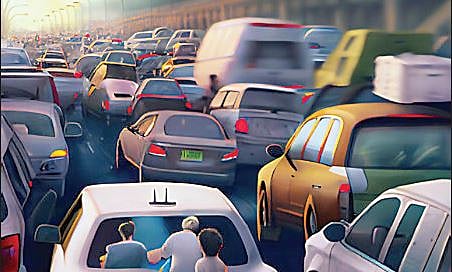 लिंकरोड, चिंचवड येथे अतिक्रमणांमुळे वाहतूक कोंडी; रहिवासी त्रस्त