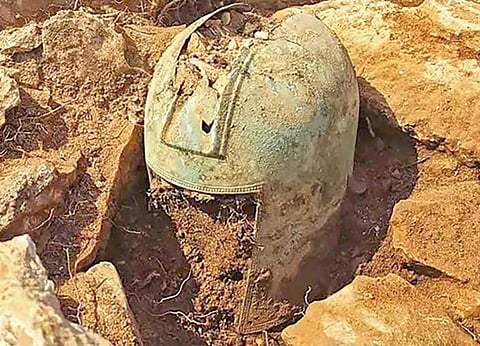 क्रोएशियात सापडले 2500 वर्षांपूर्वीचे हेल्मेट