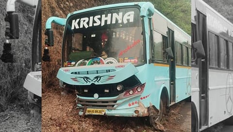 रत्नागिरी : गणपतीपुळेहून मुंबईकडे जाताना उक्षी घाटात ट्रॅव्हल्सला अपघात, 1 गंभीर, 2 जखमी