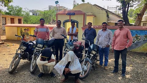 वाशिम : चार दुचाकी वाहनांसह दोन अट्टल चोरट्यांना अटक