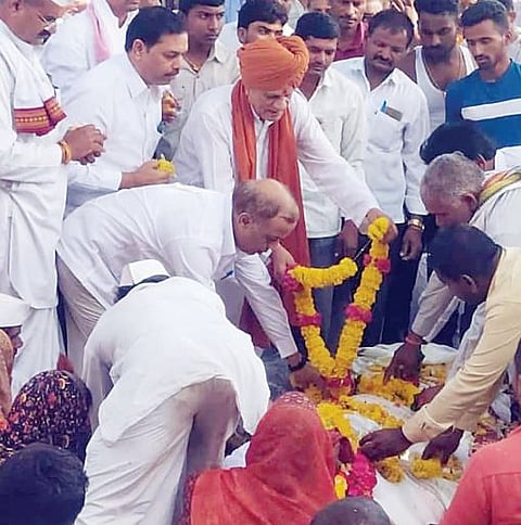 नवनाथ महाराज काळे यांना अखेरचा निरोप