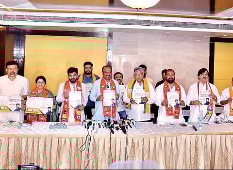 Loksabha election : महायुतीचे पुण्यासाठी संकल्पपत्र जाहीर; हे आहेत ठळक मुद्दे