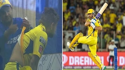 IPL 2024 MS Dhoni : एमएस धोनी वेदनेने हैराण, तरीही CSK साठी घेतोय जोखीम