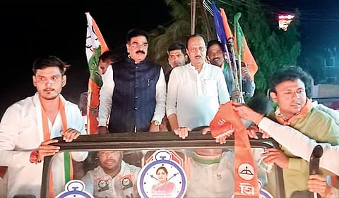 Loksabha election | उपमुख्यमंत्री अजित पवारांच्या रॅलीला जेजुरीत मोठा प्रतिसाद!