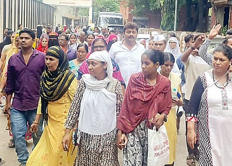 लष्कर पाणीपुरवठा केंद्रावर महिलांचा मोर्चा : नागरिक आक्रमक