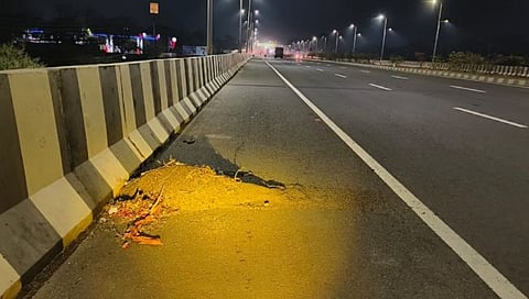 Jalgaon News | महामार्ग रस्त्यावर तात्पुरते स्पीड ब्रेकर, प्राधिकरणाला संपर्क केल्यास नो रिप्लाय