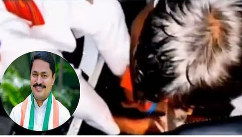 जळगाव : नाना पटोले हे माझे दैवत! पाय धुणाऱ्या ‘त्या’ कार्यकर्त्याने दिले थेट उत्तर