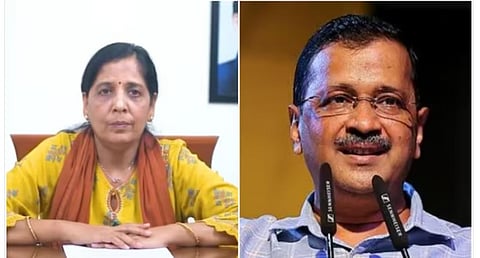 सुनीता केजरीवाल, अरविंद केजरीवाल. ( संग्रहित छायाचित्र)