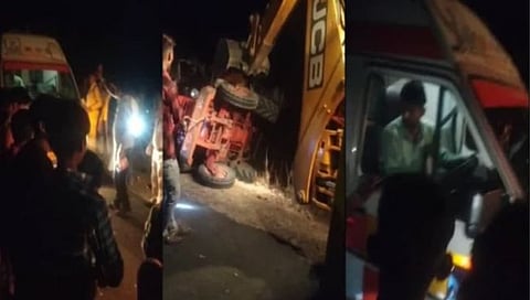 लग्नाचे वऱ्हाड घेऊन जाणारी ट्रॅक्टर-ट्रॉली उलटली; १३ ठार, ४० जखमी