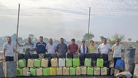 वाशिम: मोहगव्हान येथील दारू अड्डा उद्ध्वस्त: ५ लाखांचा मुद्देमाल जप्त