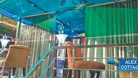 श्वानासाठी बनवला 7 लाखांचा काचेचा महाल