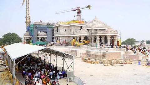 अयोध्या राम मंदिरात गोळी लागल्याने जवानाचा मृत्यू