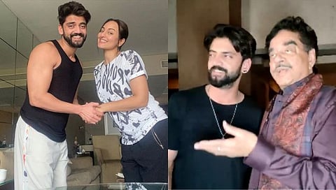 Sonakshi Sinha-Zaheer Iqbal-Shatrughan Sinha