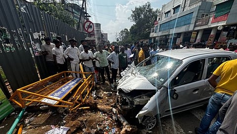 कोल्हापूर : सायबर चौकात भरधाव कारने 7 जणांना उडवले; 3 ठार, मृतांची संख्या वाढण्याची भीती