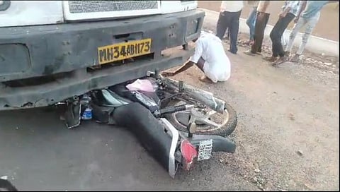 चंद्रपूरात भीषण अपघात दोघांचा जागीच मृत्यू
