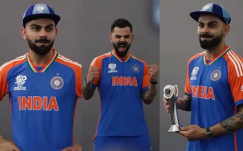 Virat Kohli : किंग कोहलीचा ICC तर्फे सन्मान! ODI प्लेअर ऑफ द ईयर 2023ची ट्रॉफी प्रदान