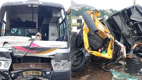 नागपूर : रिक्षा-ट्रॅव्हल्सच्या भीषण अपघातात दोन जवानांचा मृत्यू,सहा जखमी