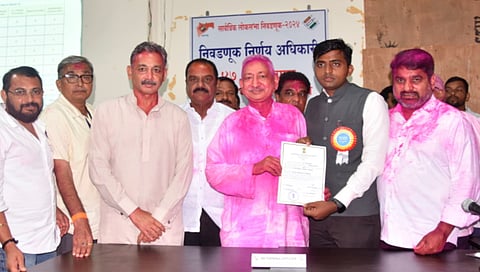 Lok Sabha Election 2024 Results : पहिल्या फेरीपासूनच शाहू महाराज आघाडीवर