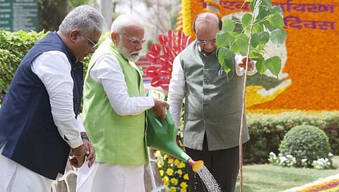 पर्यावरणदिनी मोदींची ‘एक पेड माँ के नाम’ वृक्षारोपण मोहीम