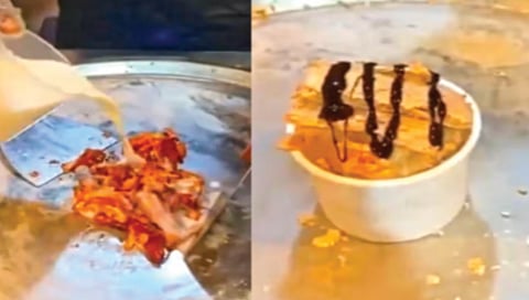 आता आले, चक्क चिकन तंदुरी आईस्क्रीम!