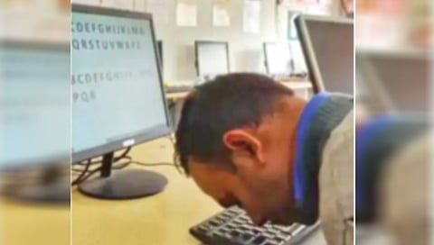 बोटांनी नव्हे, चक्क नाकाने टायपिंगचा विश्वविक्रम!