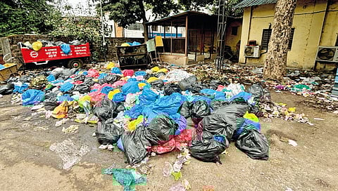 Piles of garbage in CPR