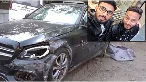 Mercedes hit and Run Accident Nagpur