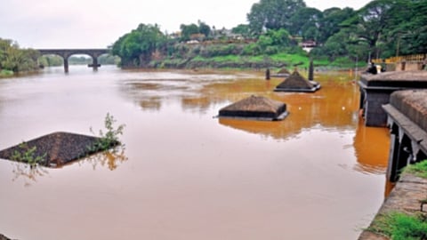 Rise in water level of Panchganga
