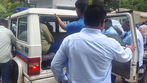 Sanjay Jadhav in police custody