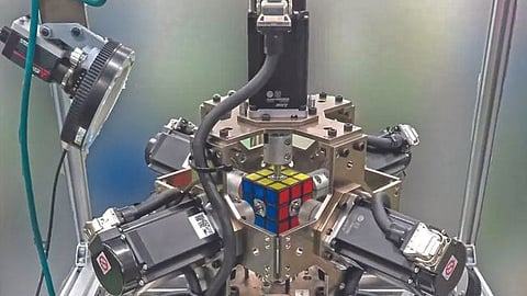 Robot Sets New Rubik's Cube Speed Record