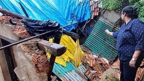 Panaji: Death of youth due to house collapse in Margaon