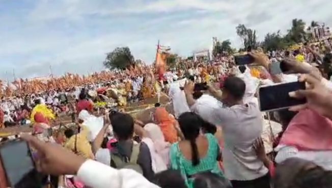 Mauli's 3rd Gol Ringan completed at Thakurbuwa Samadhi Temple