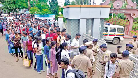 Police Recruitment Written Exam In Camera