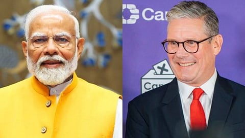 PM Modi Keir Starmer