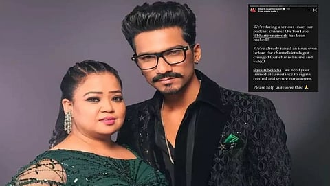 bharti singh youtube channel hacked