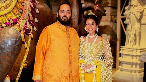 Spectacular wedding ceremony at Ambani's house today