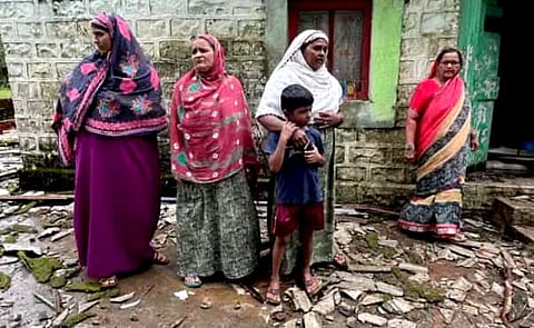 Tears from their eyes even in the pouring rain! Eerie silence in Gajapur