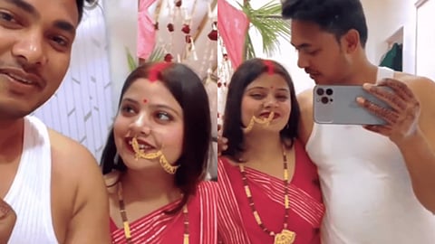 Suhagrat Vlog Viral Video