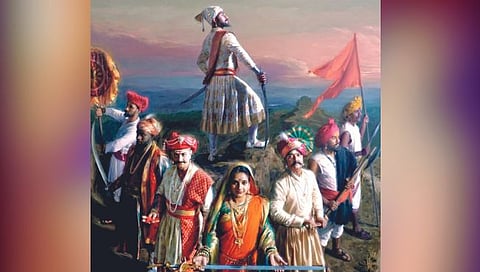 A beautiful picture taken for installation in the Chhatrapati Shivaji Museum.